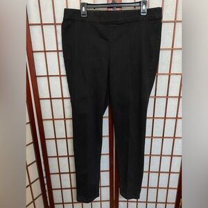 (S88) Nine West 16R Black Skinny Uplift Pull On Stretch Jegging